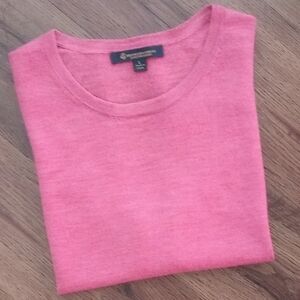 Brooks Brothers Women's Extra Fine Merino Wool Crew Neck Sweater, Size L